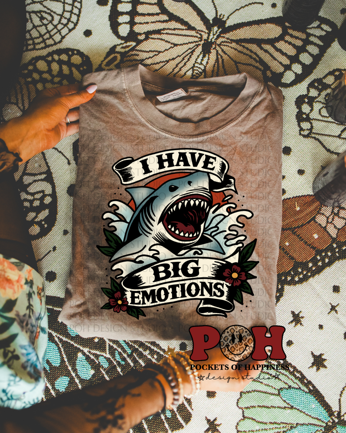 I Have Big Emotions Shark PNG