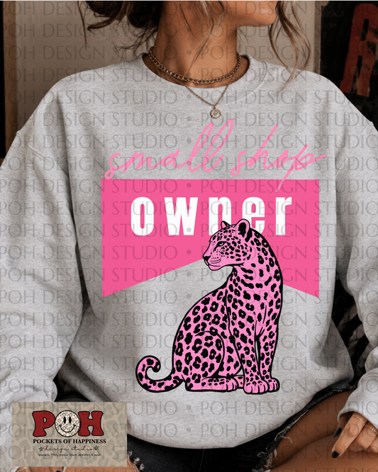 Pink Small Shop Owner PNG