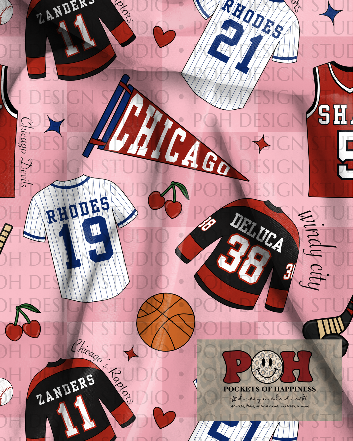 Windy City Seamless PINK