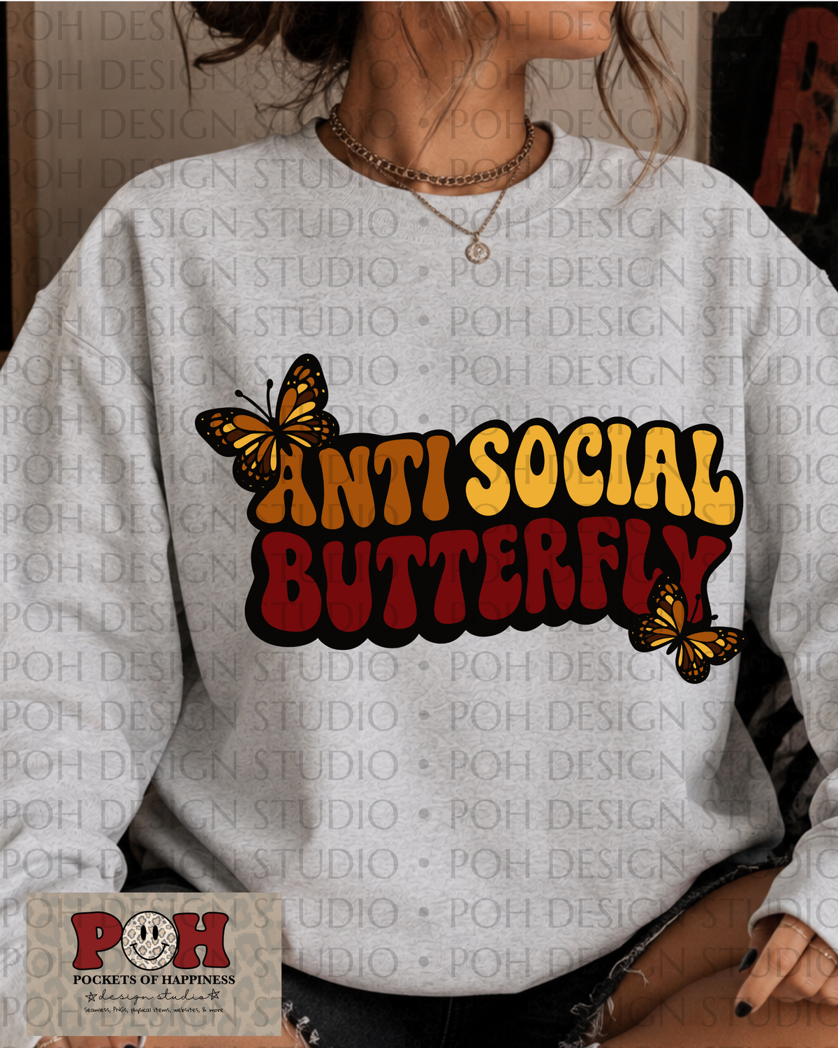 Anti Social Butterfly PNG Fall