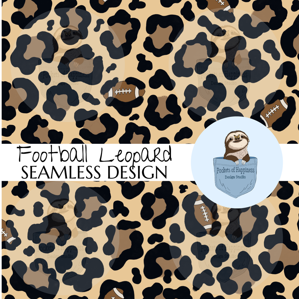 Football Leopard Seamless